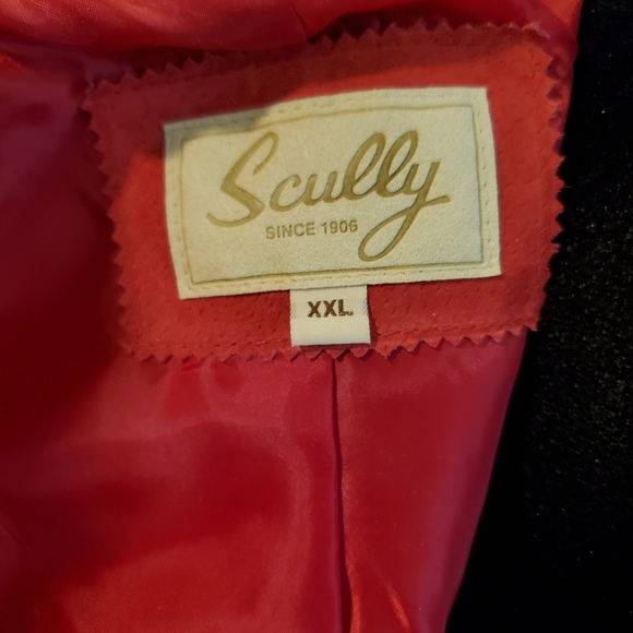 Scully NWT Red Long Leather Suade Jacket With Fringe & Silver Embellishments XXL - Picture 9 of 12